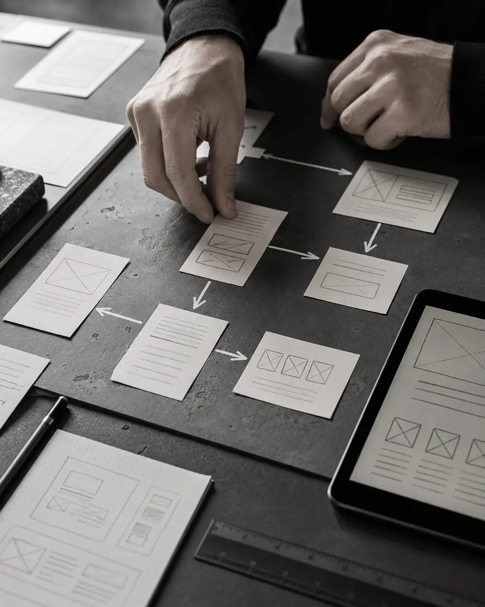 Individuelle WordPress-Website auf Desktop, Tablet und Smartphone